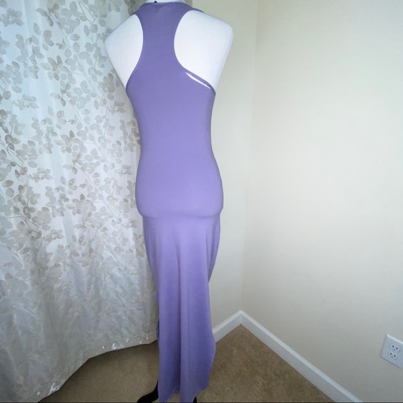 Purple Racerback Maxi Dress Size Small - Picture 2 of 5